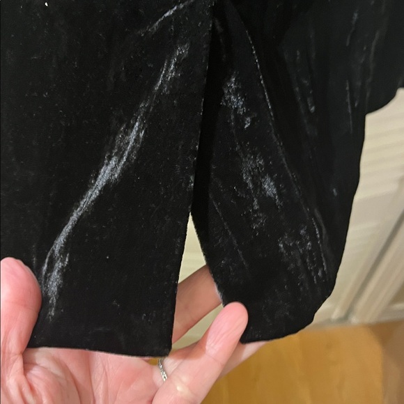 Lane Bryant Black Velvet Blazer - Picture 7 of 8